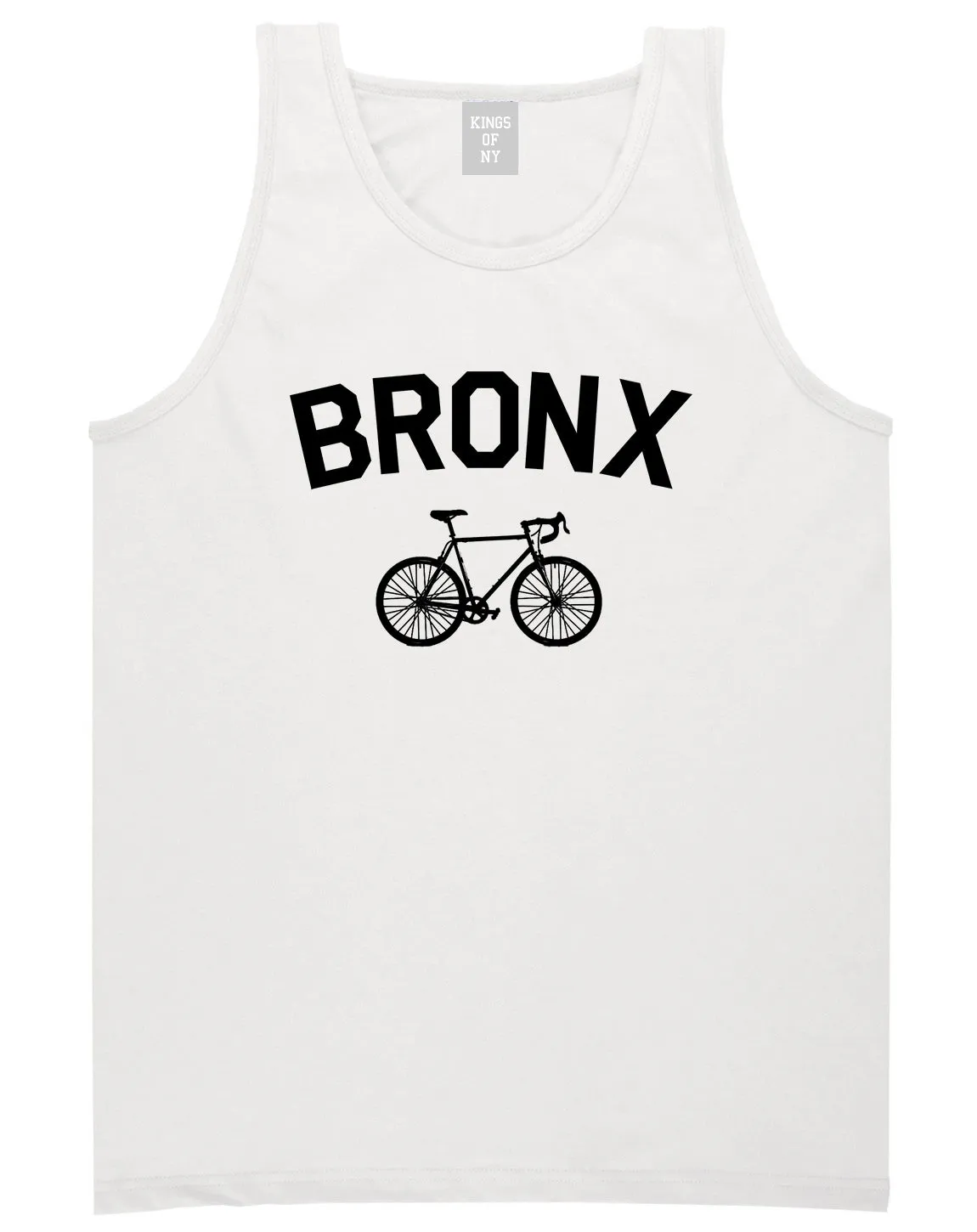 Bronx Vintage Bike Cycling Mens Tank Top T-Shirt