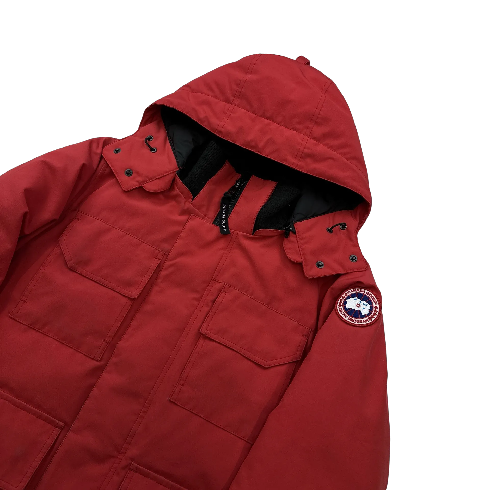 Canada Goose Maitland Red Premium Down Filled Multipocket Jacket - Medium