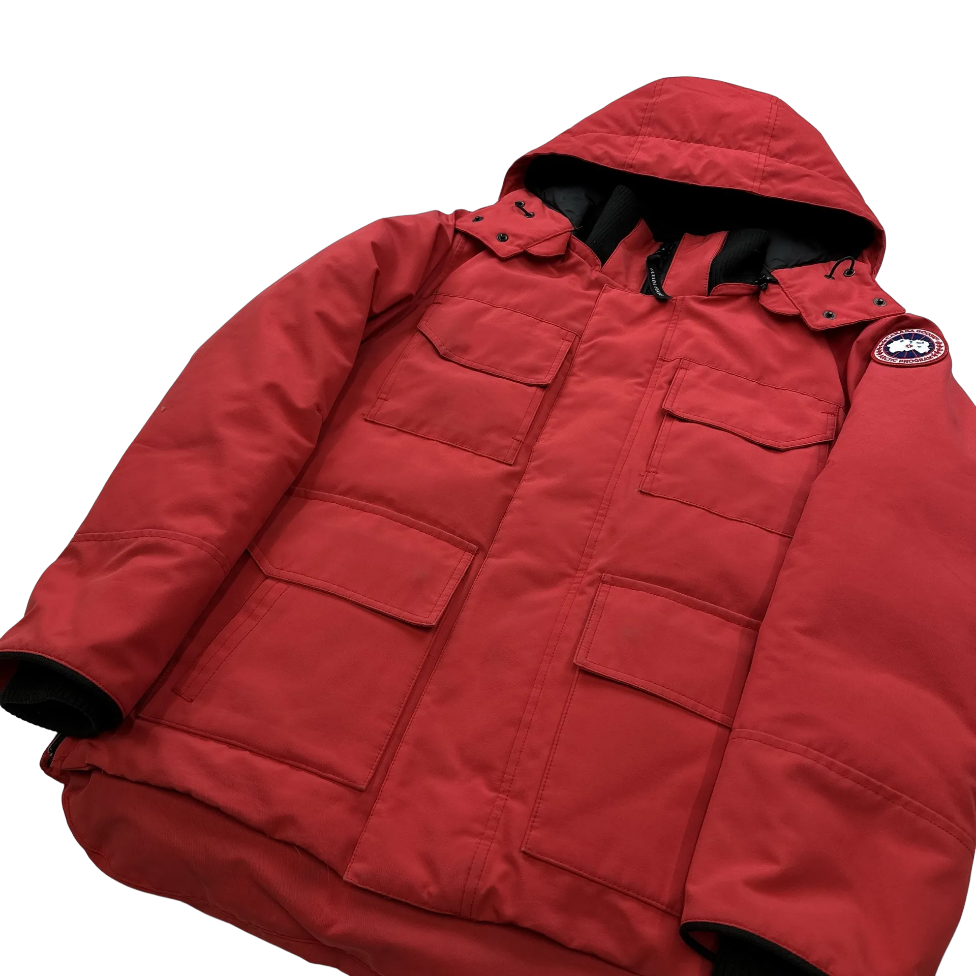 Canada Goose Maitland Red Premium Down Filled Multipocket Jacket - Medium