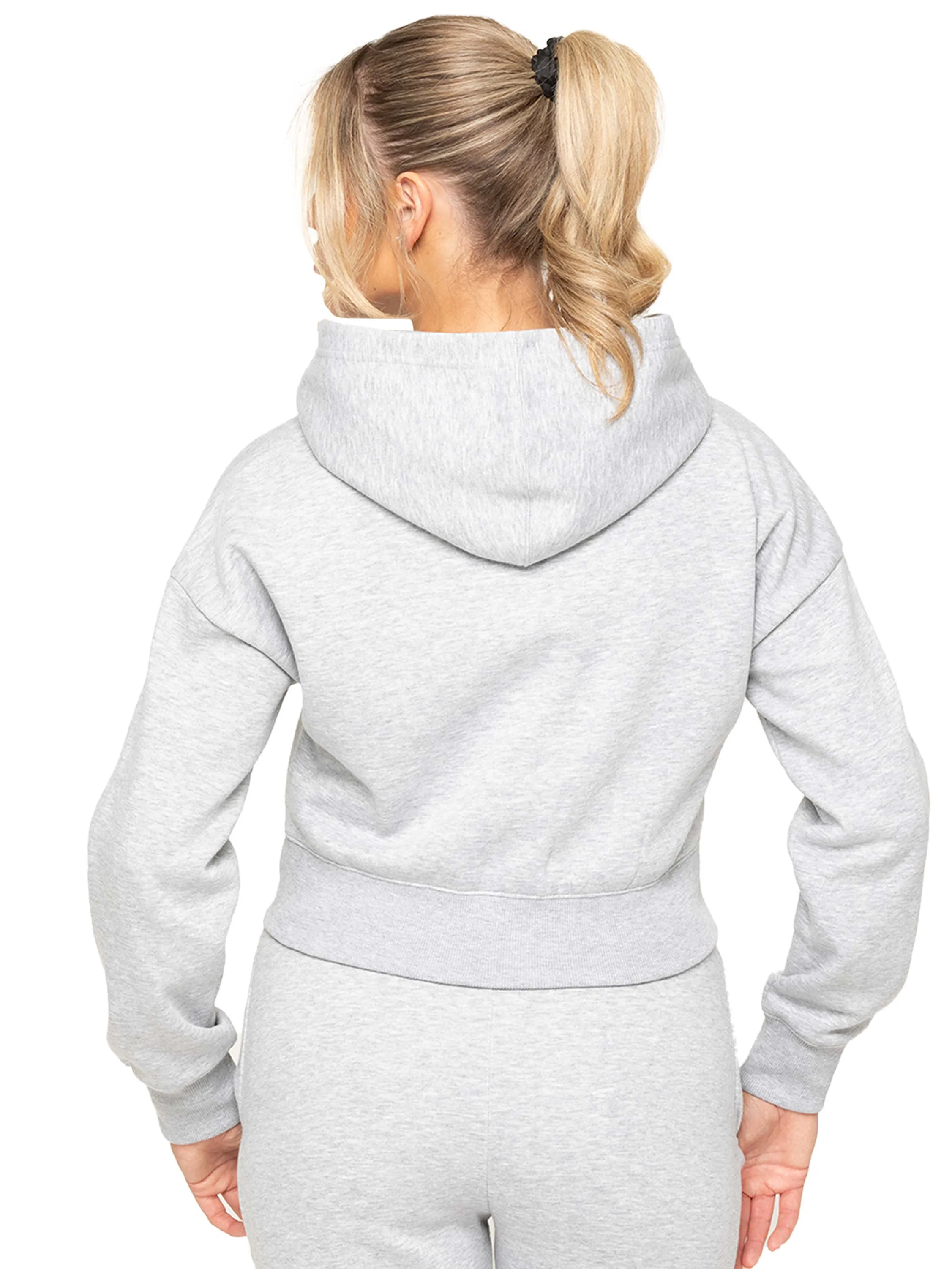 Enzo | Womens Cropped Zipped Hoodie