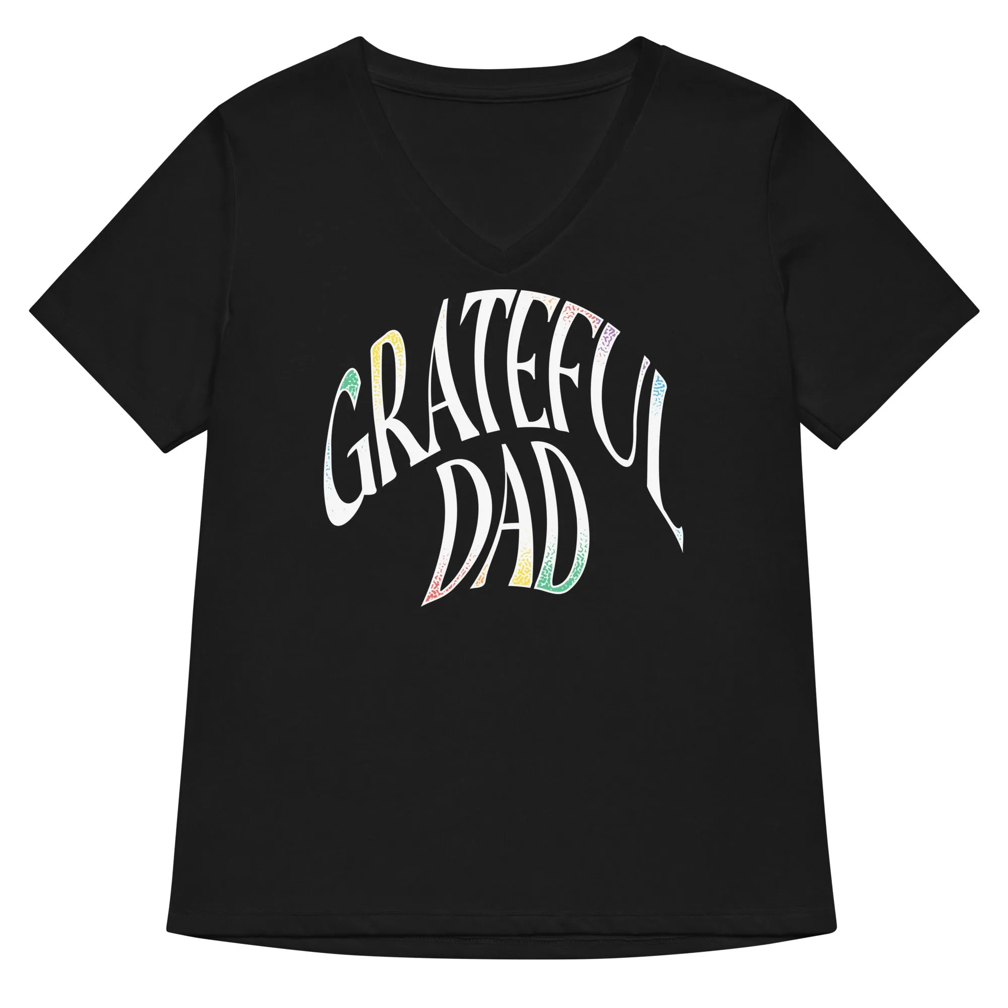 Grateful Dad Women's V-Neck Tee