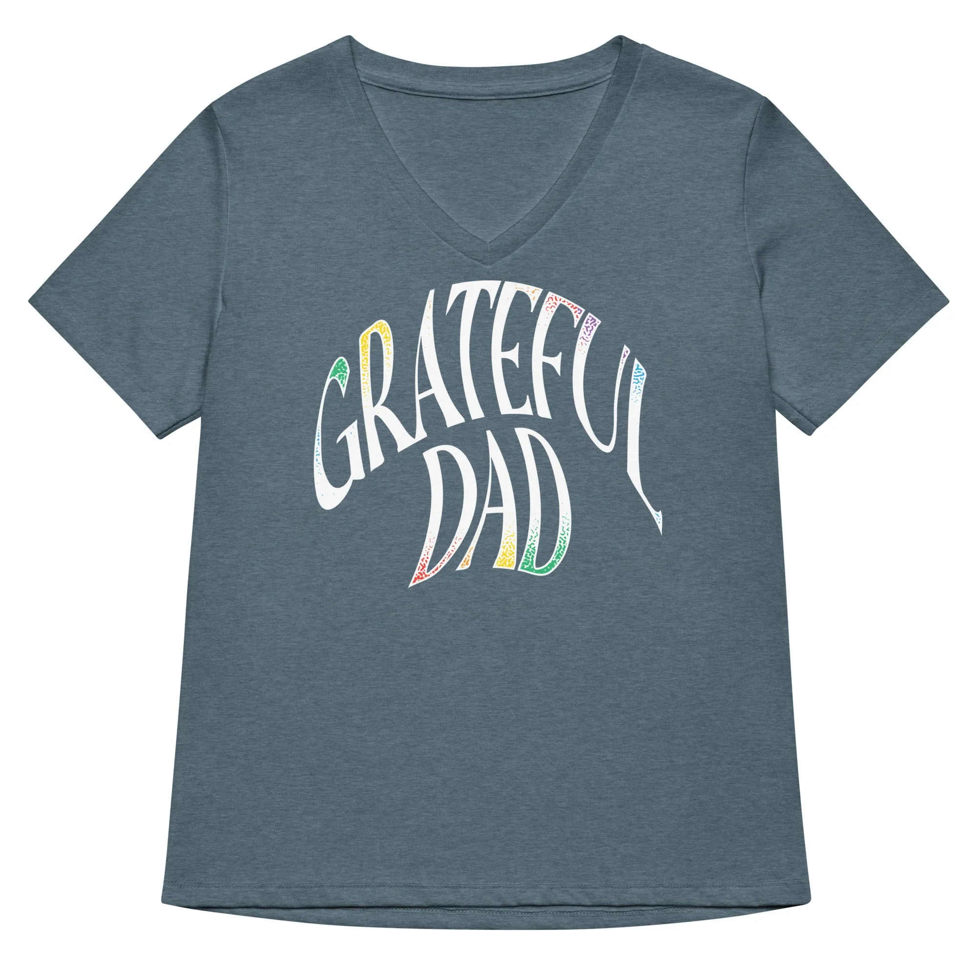 Grateful Dad Women's V-Neck Tee