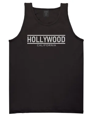 Hollywood California City Lines Mens Tank Top T-Shirt