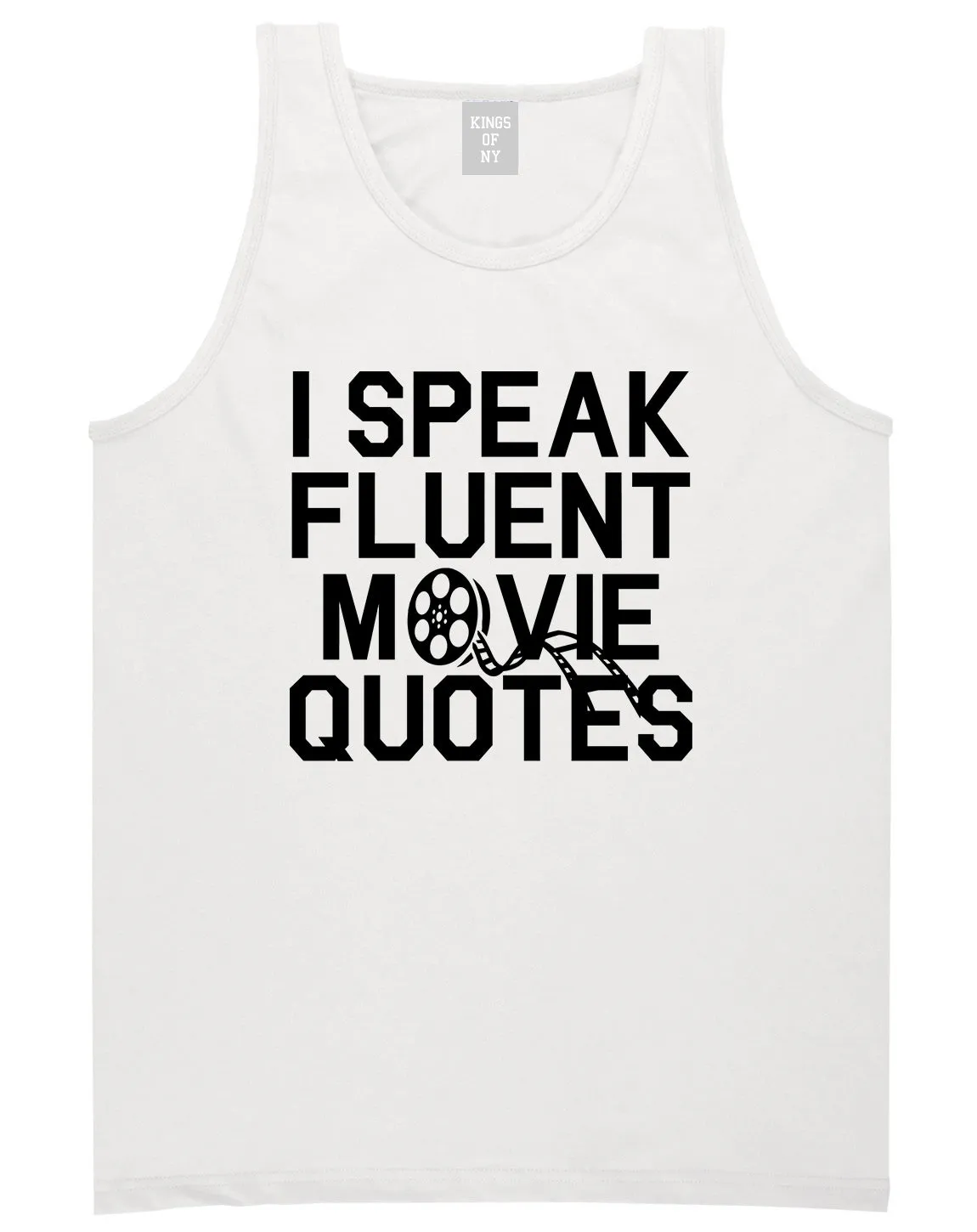 I Speak Fluent Movie Quotes Funny Nerd Mens Tank Top T-Shirt