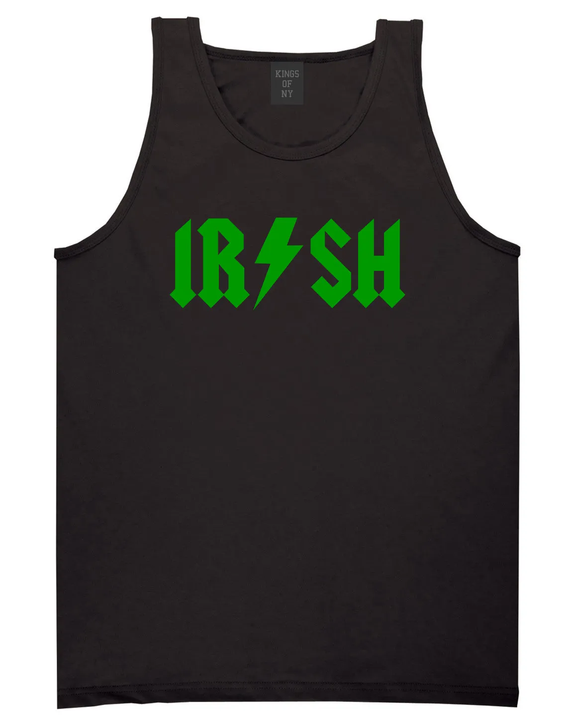 Irish Rockstar Funny Band Logo Mens Tank Top T-Shirt