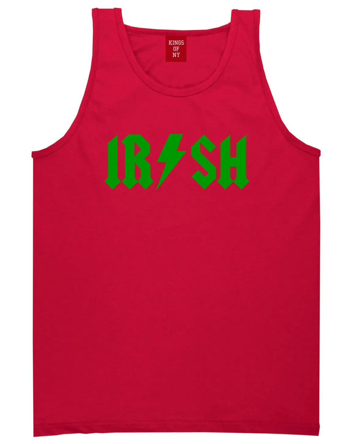 Irish Rockstar Funny Band Logo Mens Tank Top T-Shirt