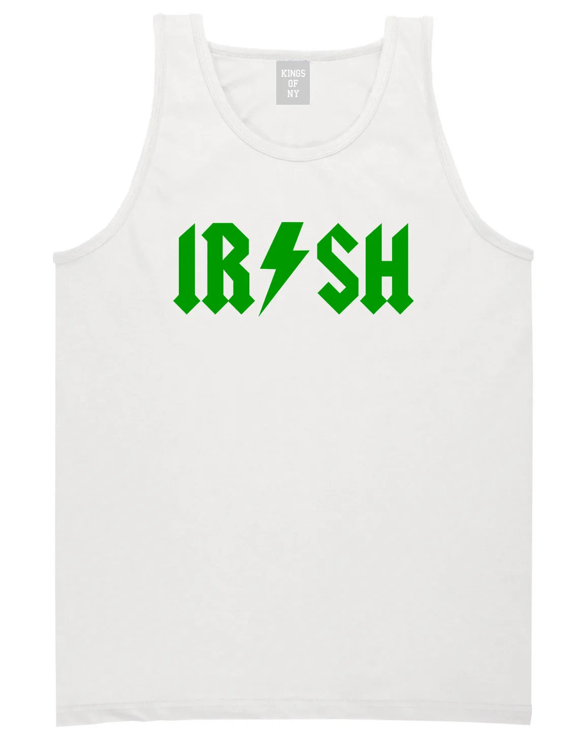 Irish Rockstar Funny Band Logo Mens Tank Top T-Shirt