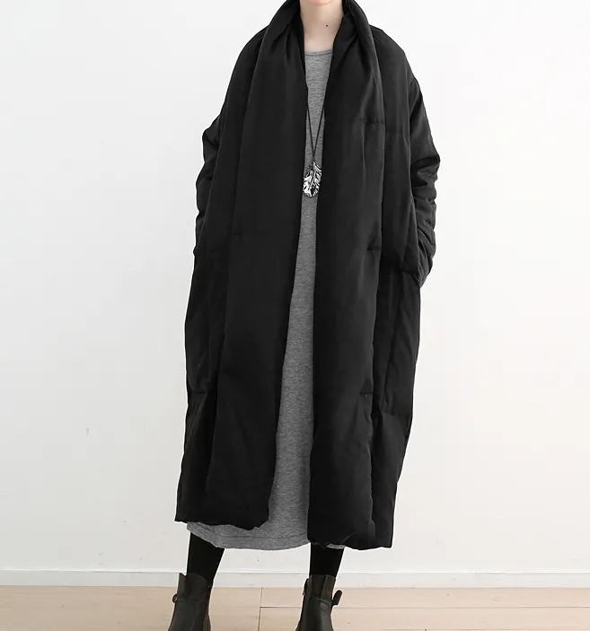 Loose Large Collar Puffer Coat Long Coat Winter Women Down Jacket 51008