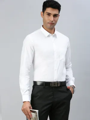 Men 100% Cotton White Shirt Breeze Cotton