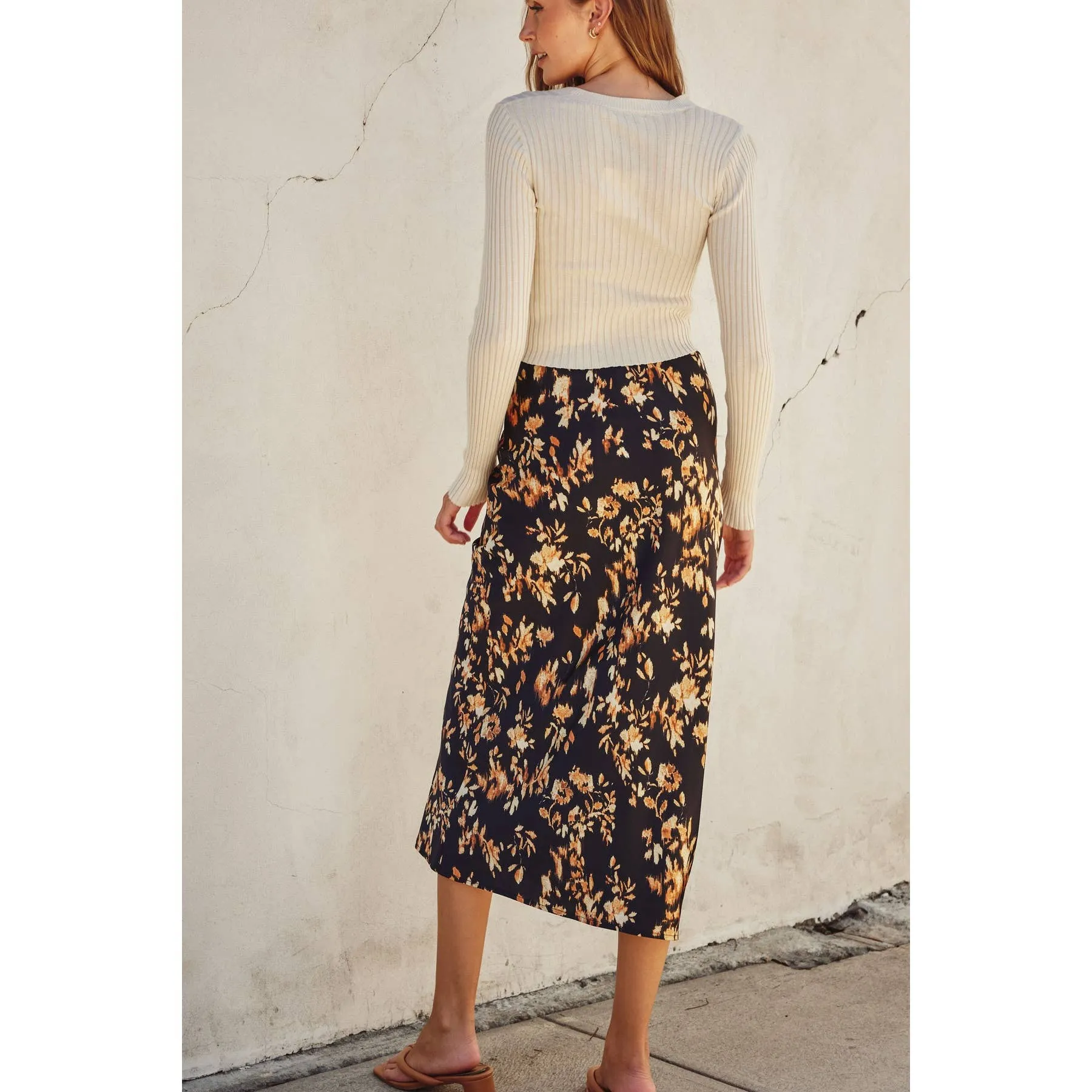 Midnight Glow Pull On Maxi Skirt