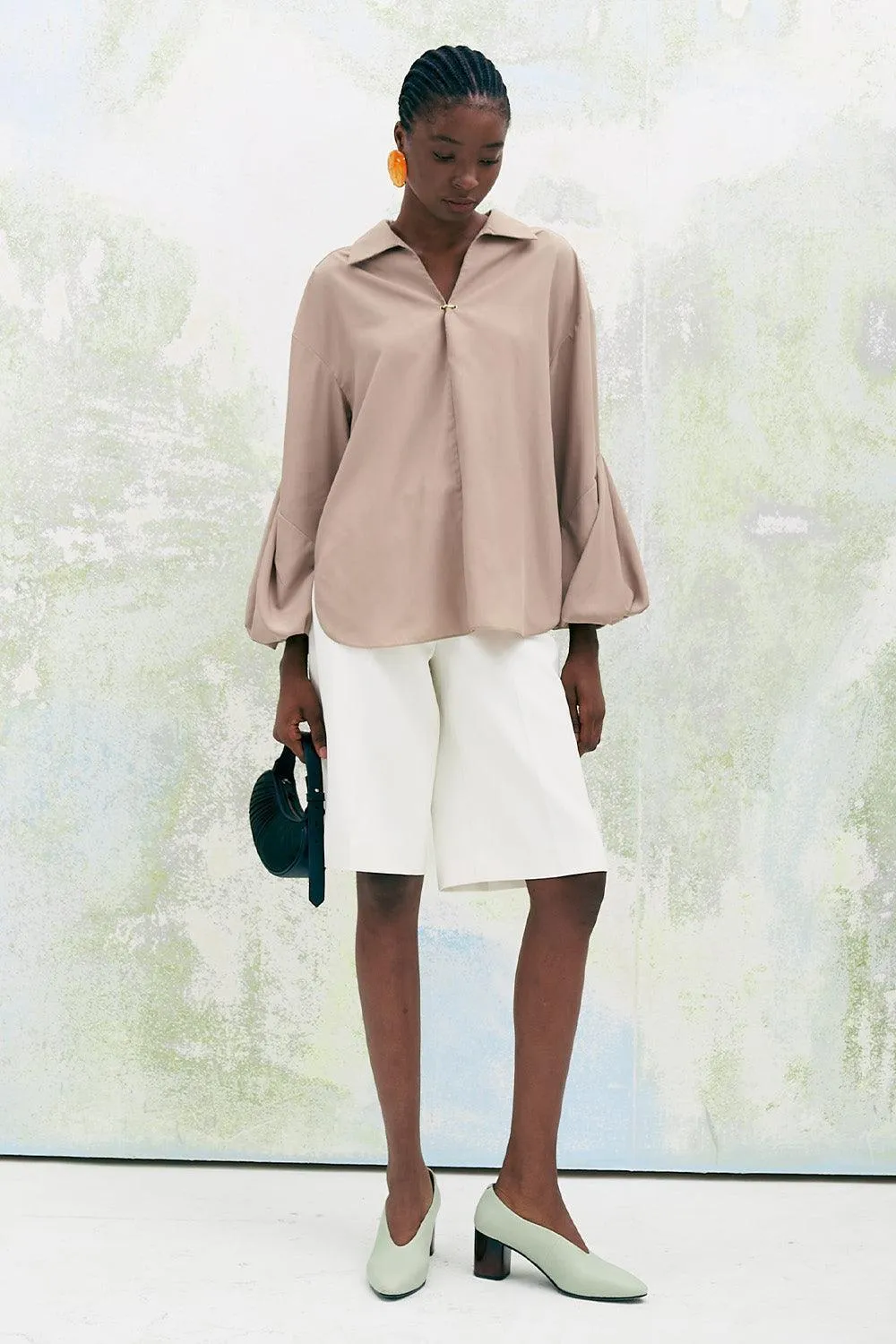 Narcissus Straight Ribbed Twill Below The Knee Culottes