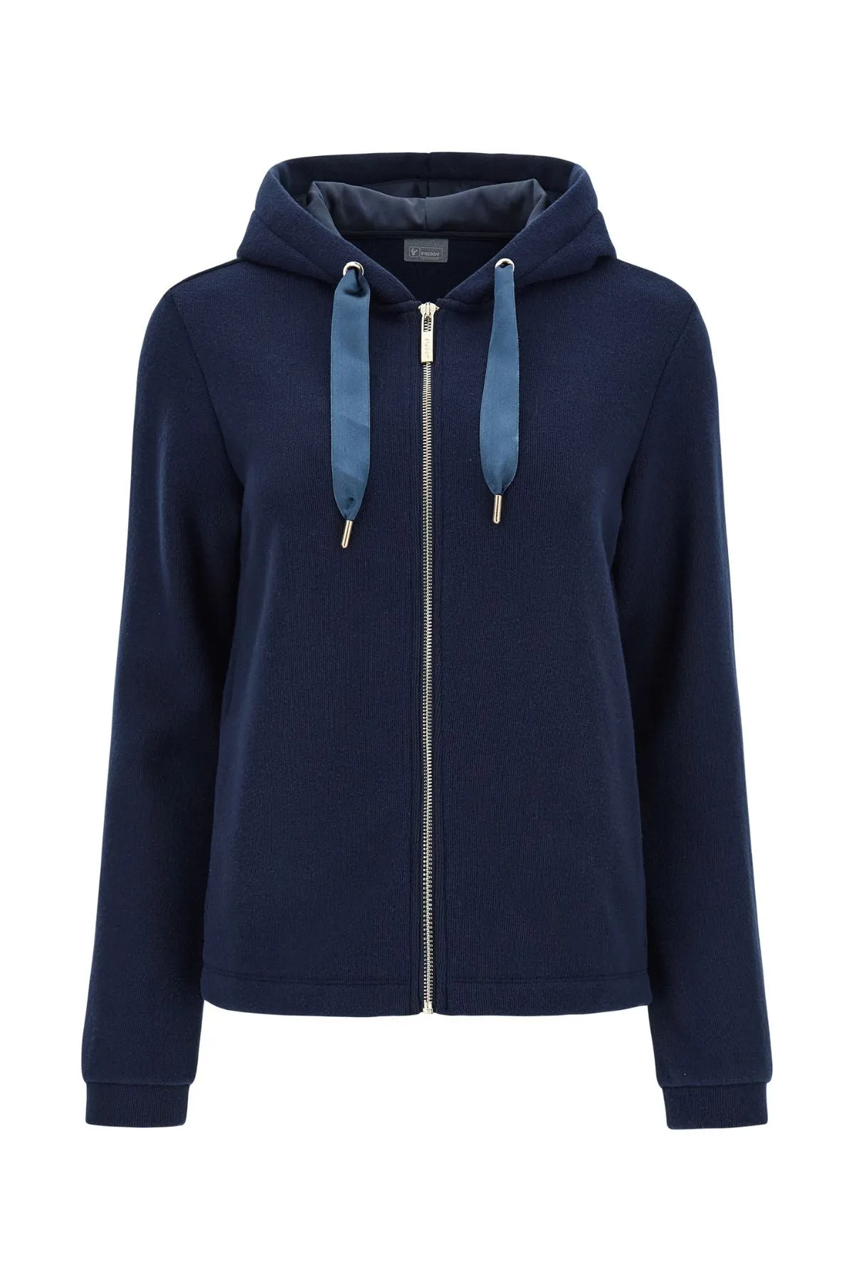 Navy Zipped Hoodie