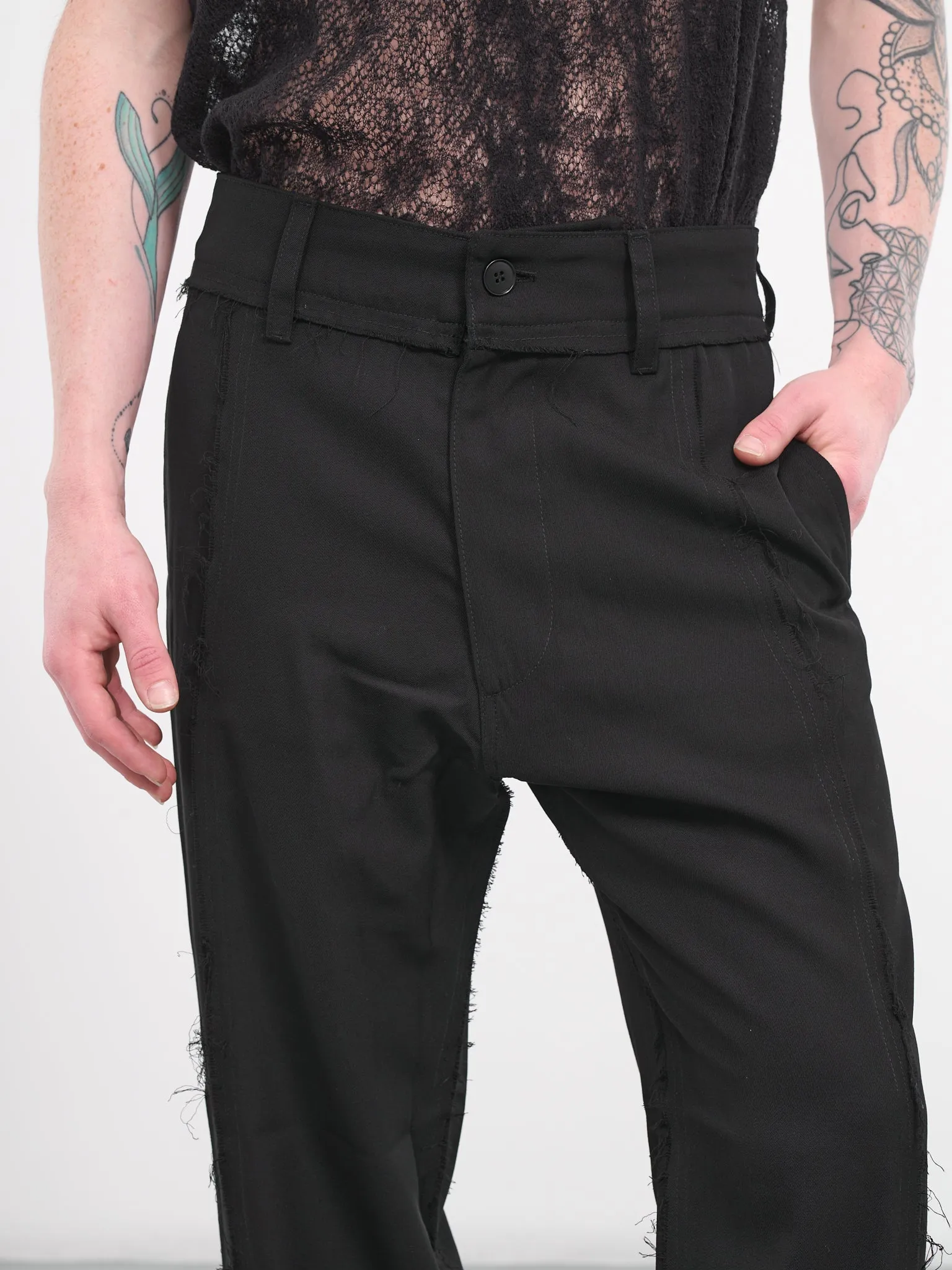 Panel Trousers (P102-BLACK)