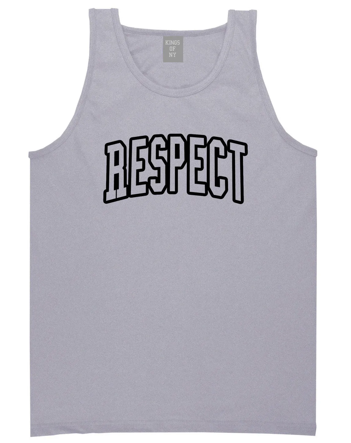 Respect Outline Mens Tank Top T-Shirt