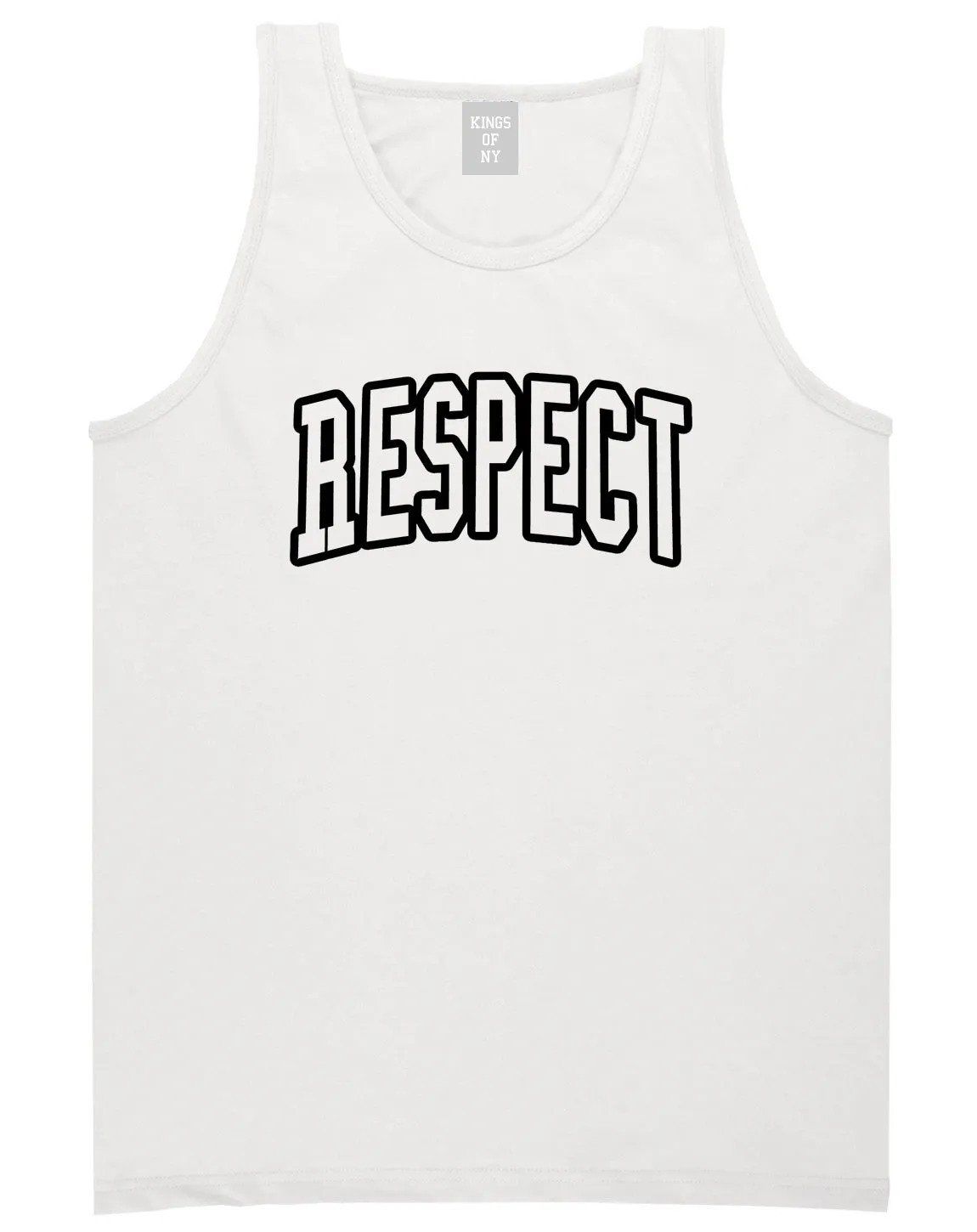 Respect Outline Mens Tank Top T-Shirt