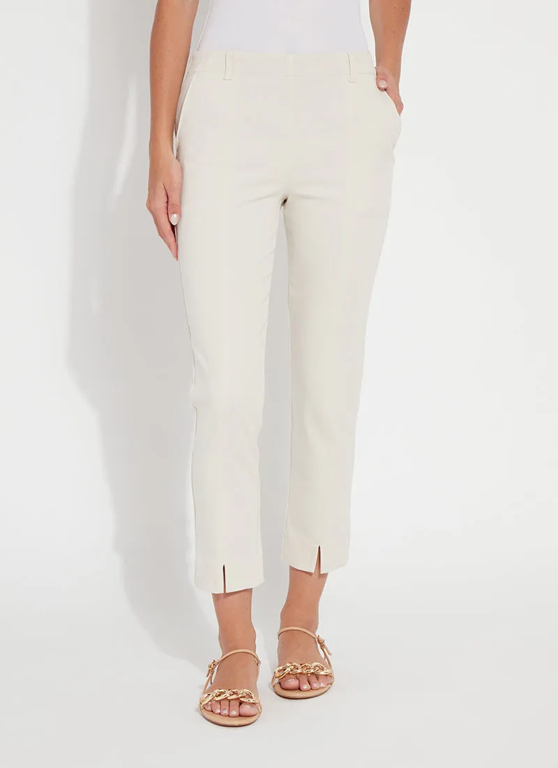 Rosalie Cropped Twill Trouser