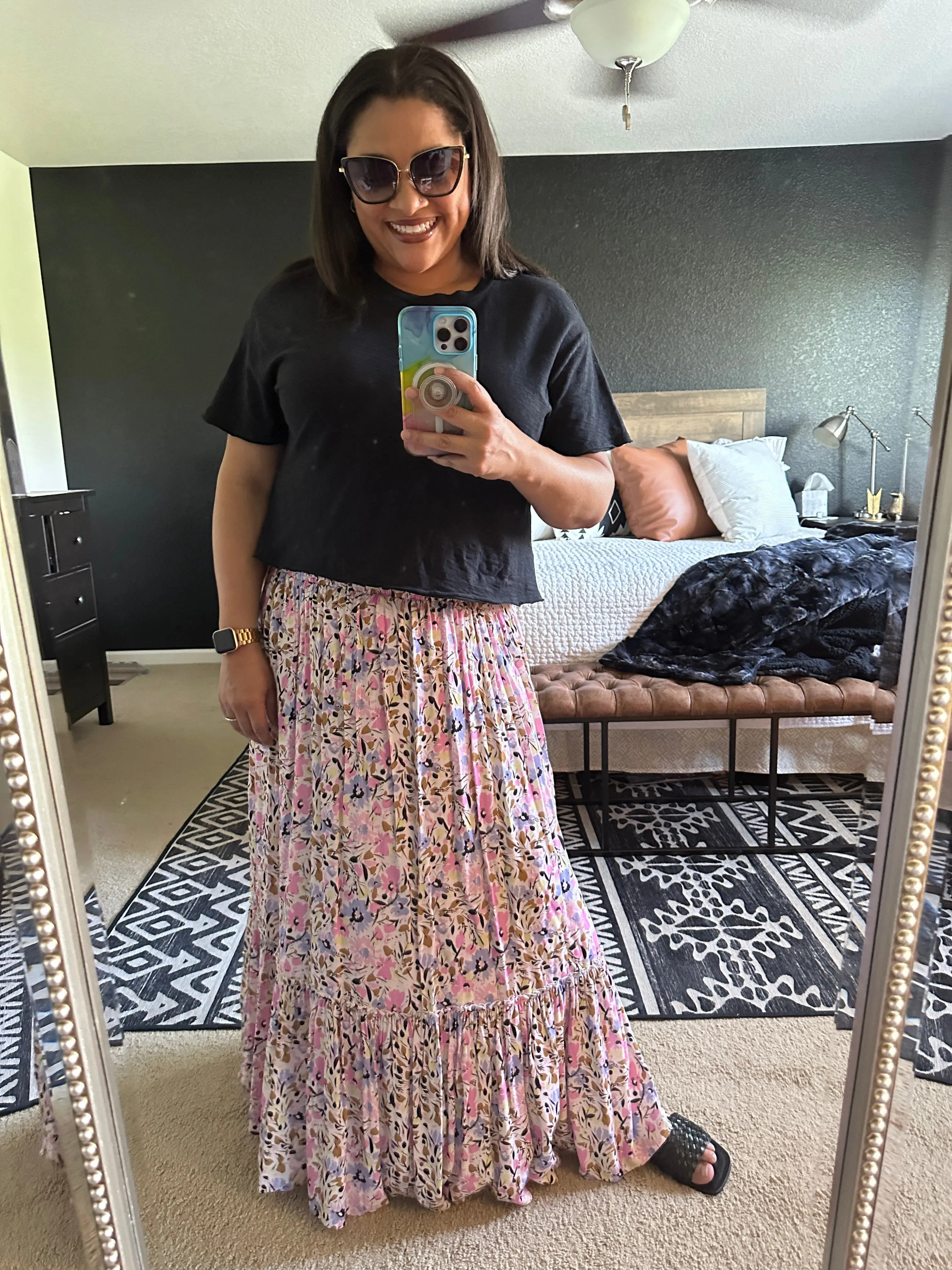 Saltwater Luxe Davi Convertible Floral Maxi Skirt