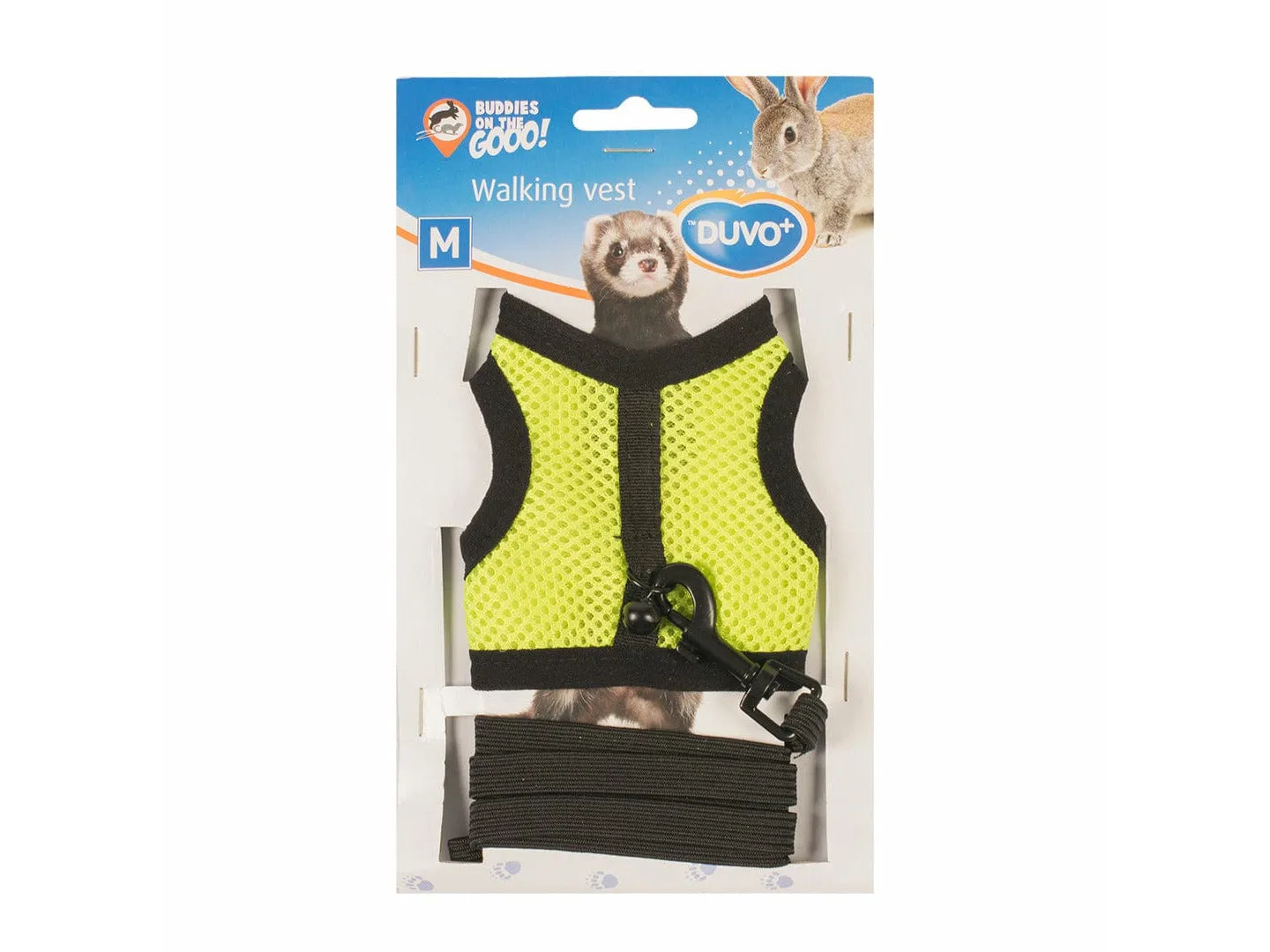 Small Animal Walking Vest S - 5x8x2cm yellow/green