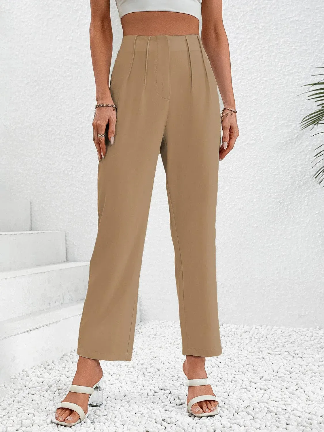 Stylish Ruched Cropped Pants for Women: Buy Now Update Your Wardrobe