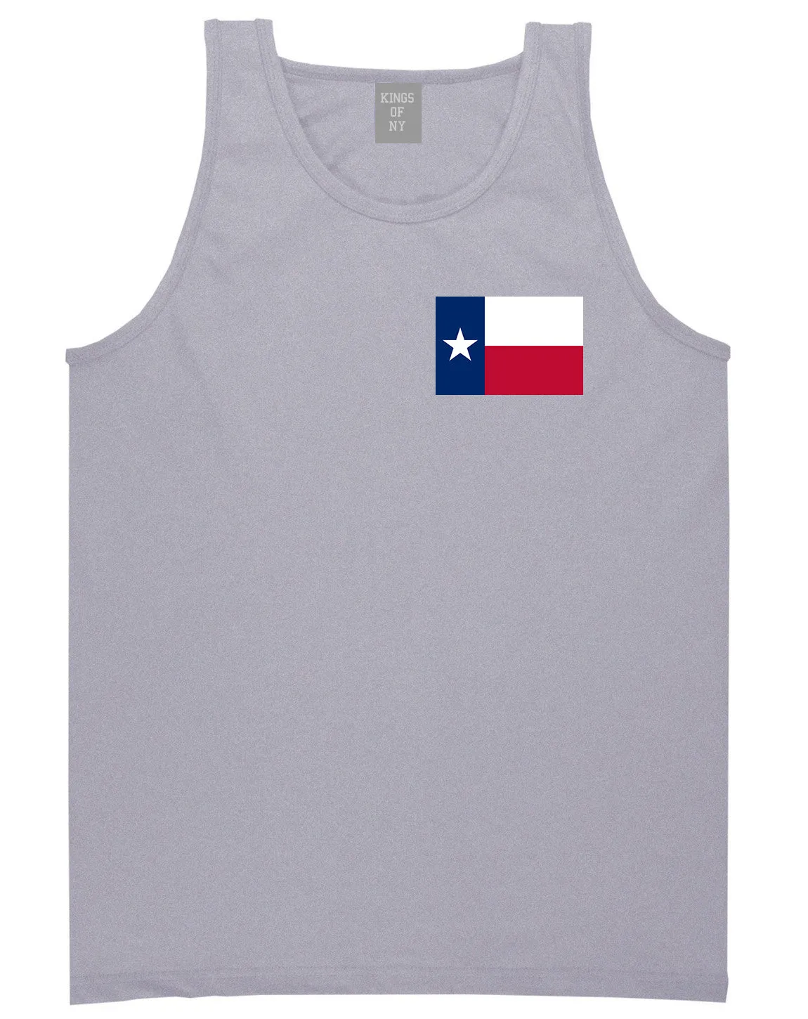 Texas State Flag TX Chest Mens Tank Top T-Shirt