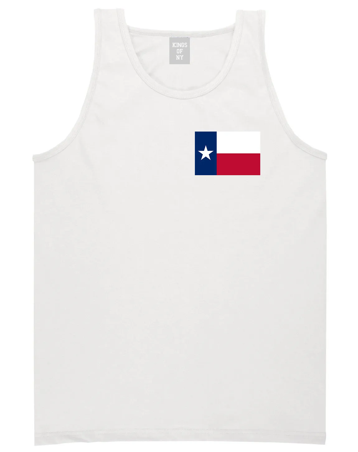 Texas State Flag TX Chest Mens Tank Top T-Shirt