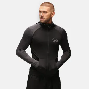 TKB Man Slate Melange Zipped Hoodie