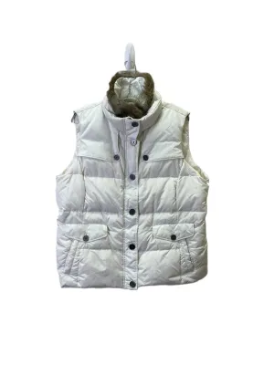 Vest Puffer & Quilted By Lands End In Cream, Size: Xl