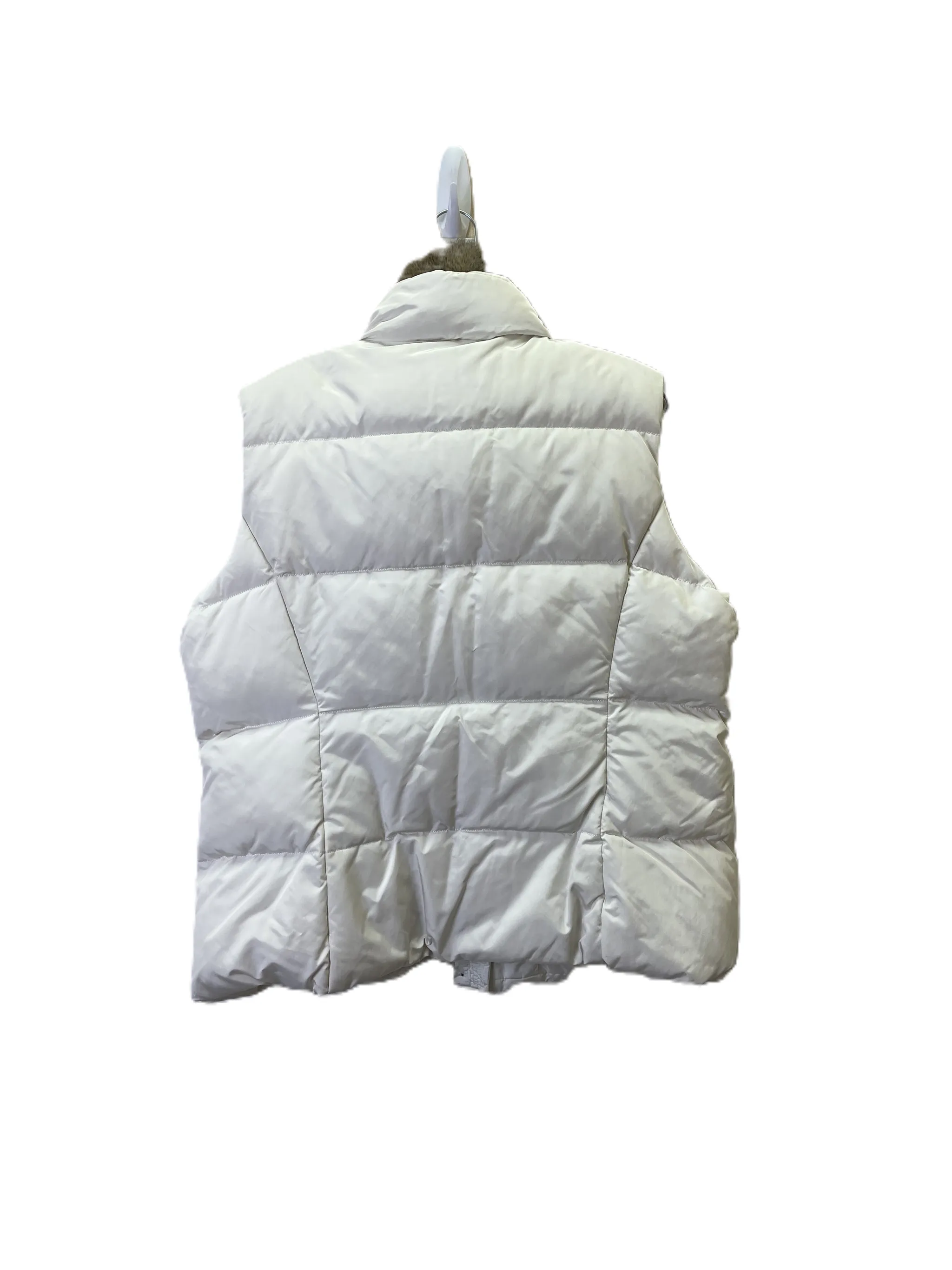 Vest Puffer & Quilted By Lands End In Cream, Size: Xl