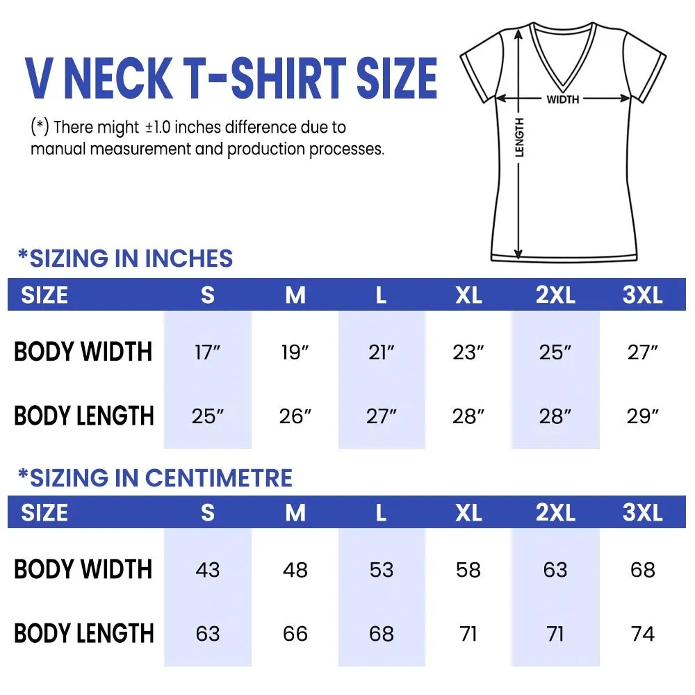 Women's V-neck T-shirt TSVB714