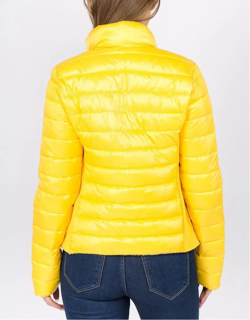 Zip Down Puffer Jacket -Women